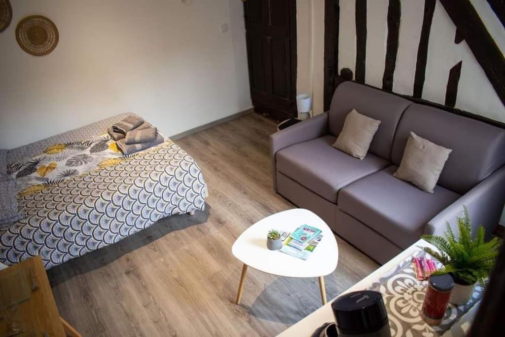 Studio Charmant Confortable Tv Centre Ville Louviers Dış mekan fotoğraf