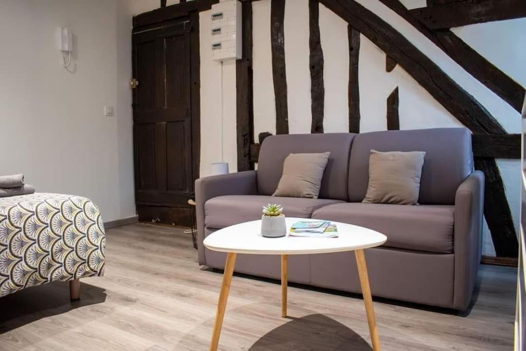 Studio Charmant Confortable Tv Centre Ville Louviers Dış mekan fotoğraf