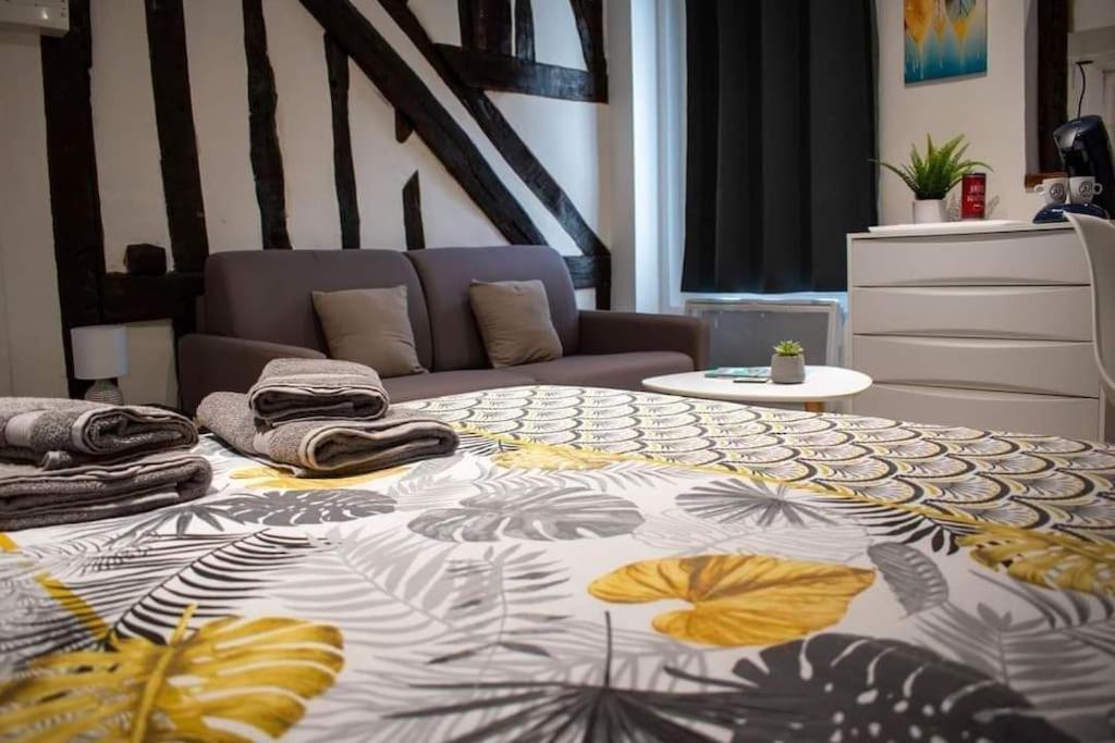 Studio Charmant Confortable Tv Centre Ville Louviers Dış mekan fotoğraf
